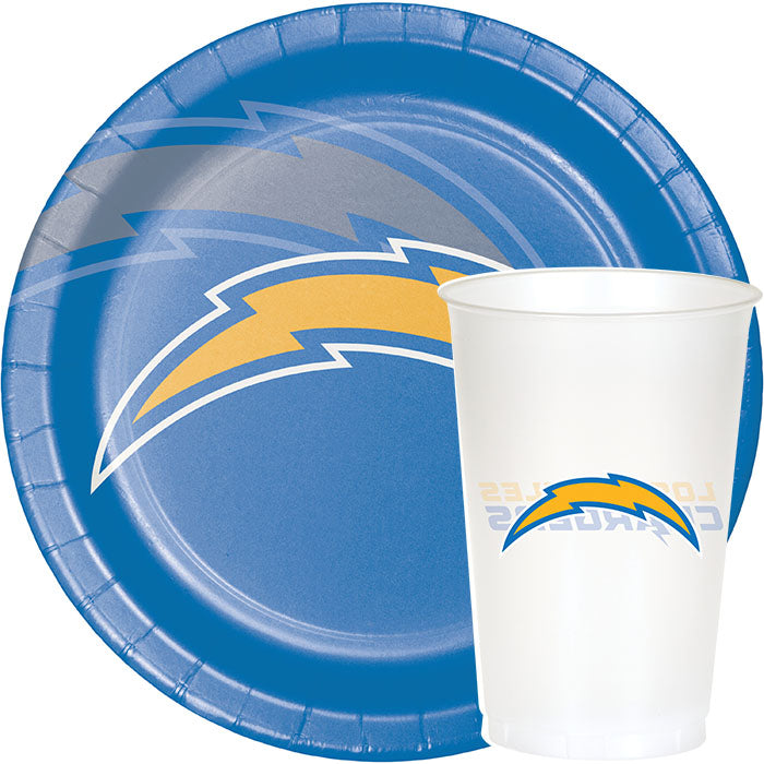 Los Angeles Chargers Plate and Cup
