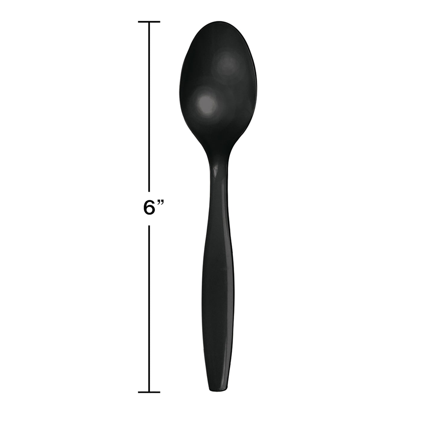 Black Velvet Plastic Spoons 288 ct