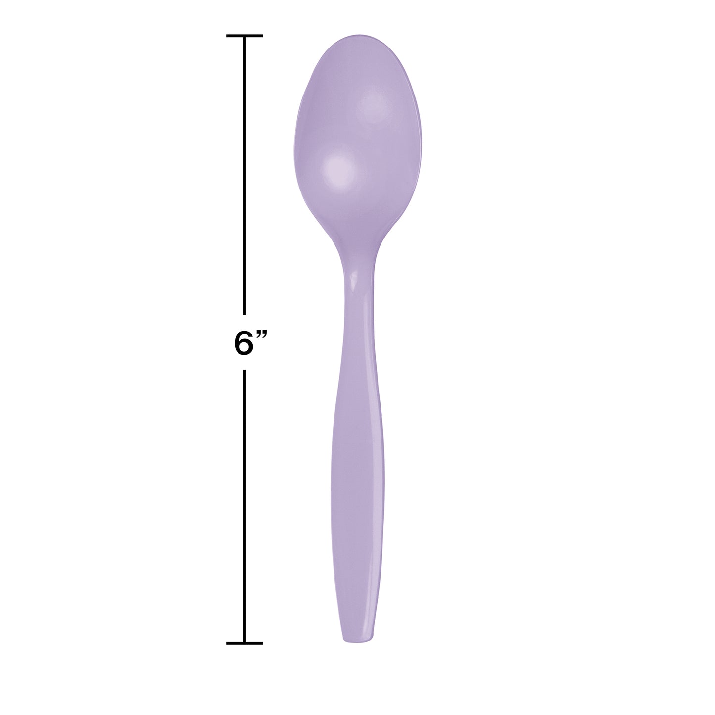Luscious Lavender Plastic Spoons 288 ct