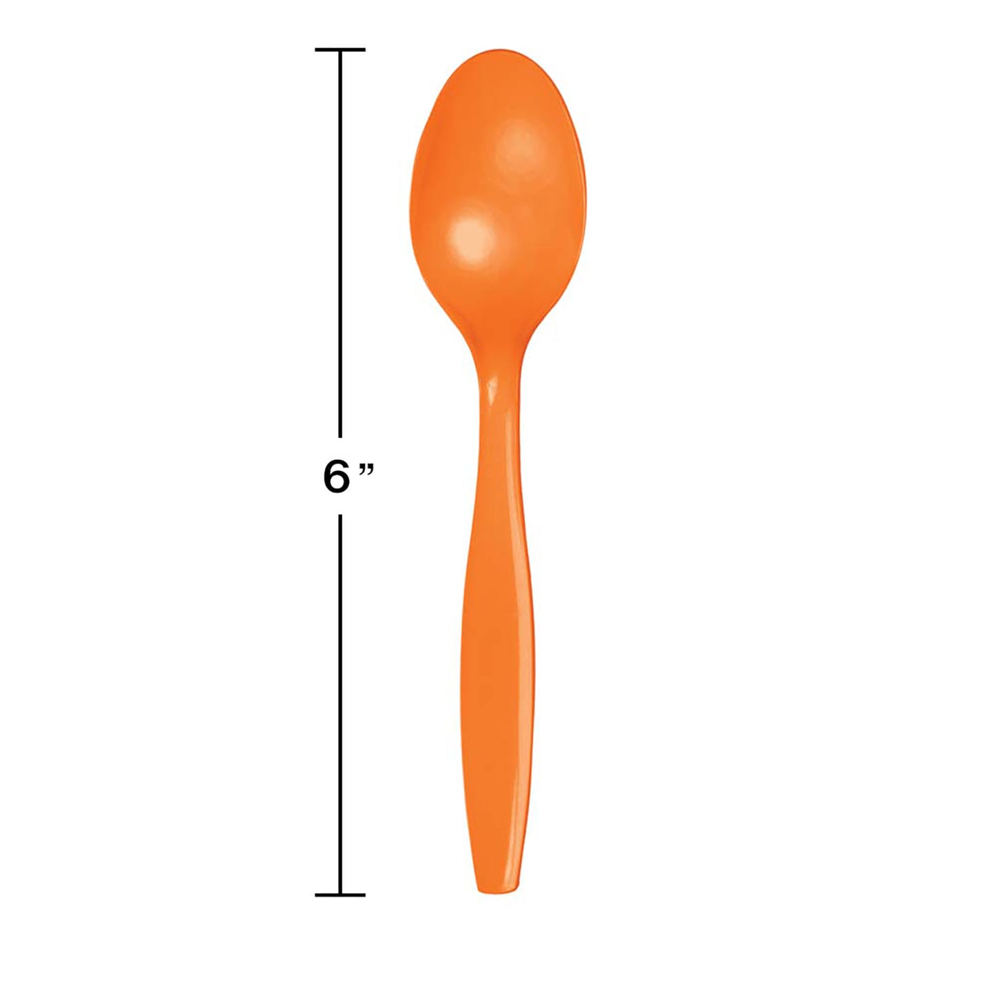 Sunkissed Orange Plastic Spoons 288 ct
