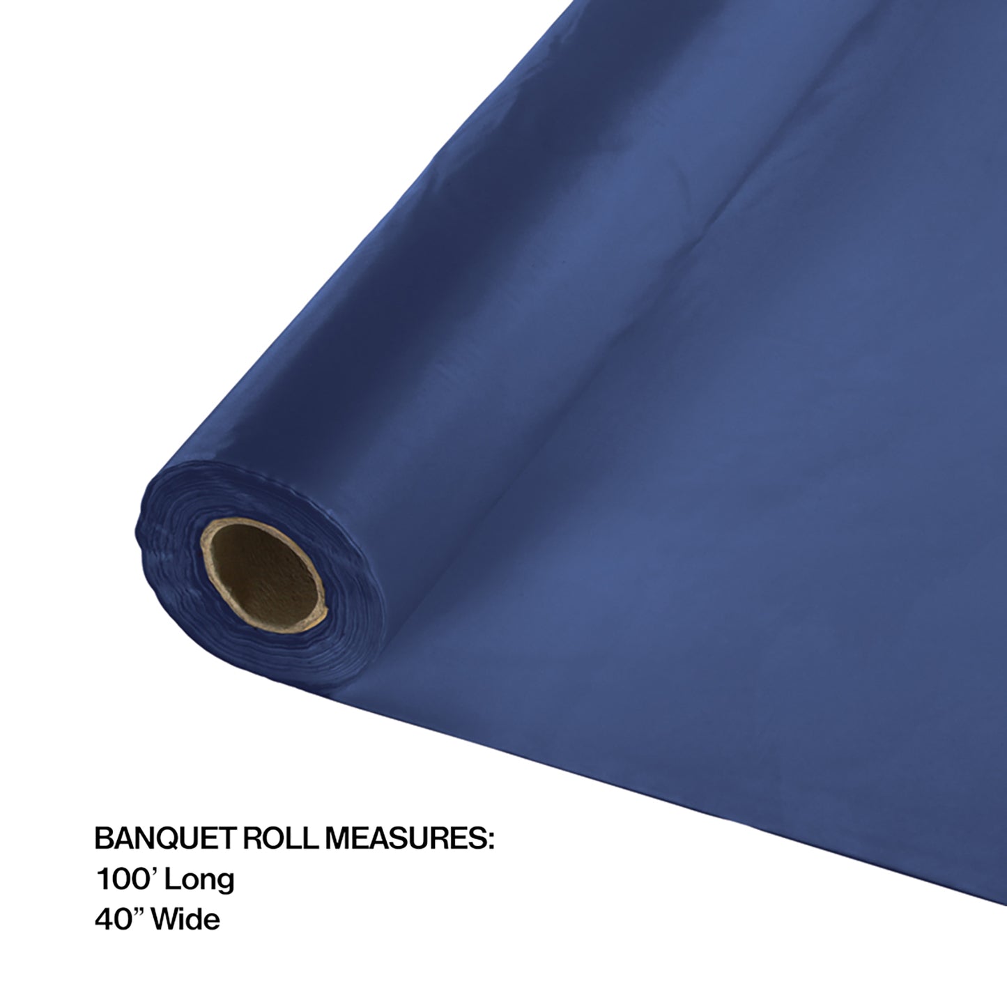 Navy Banquet Table Roll 1 ct