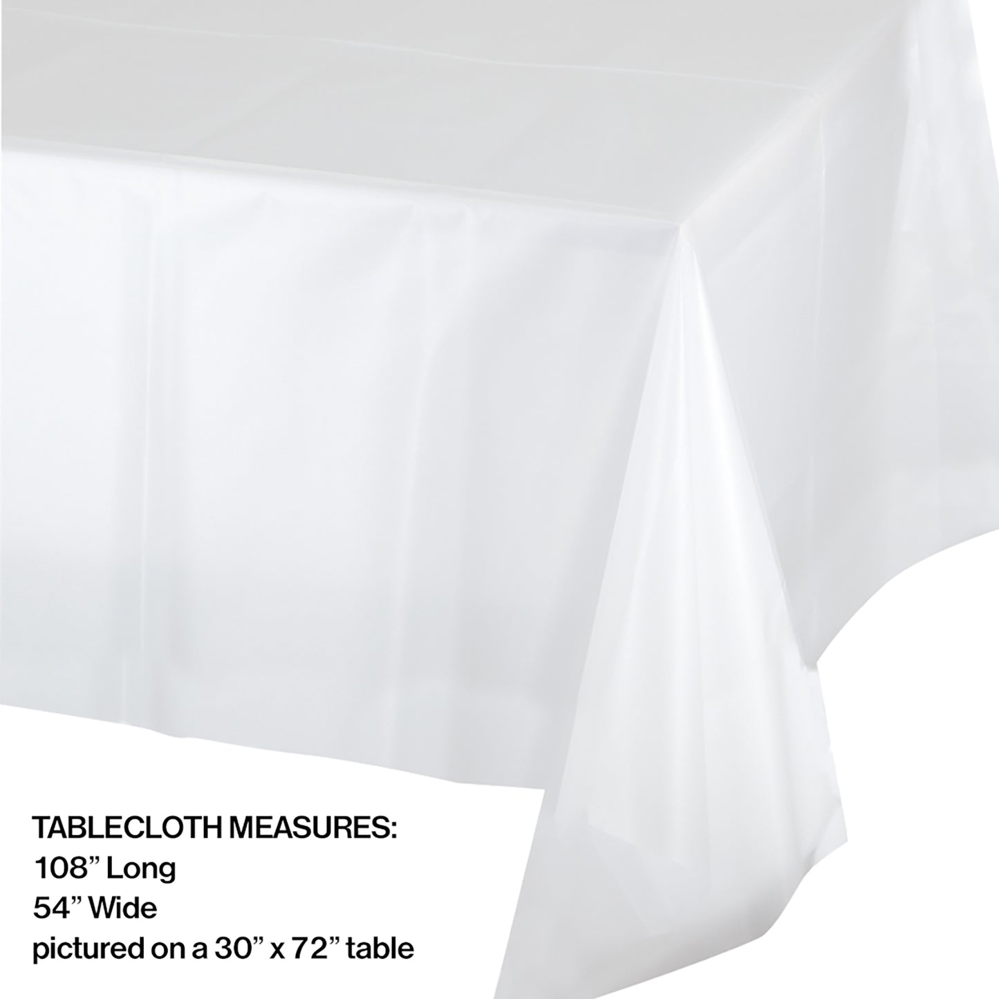 Clear Plastic Tablecloths 12 ct