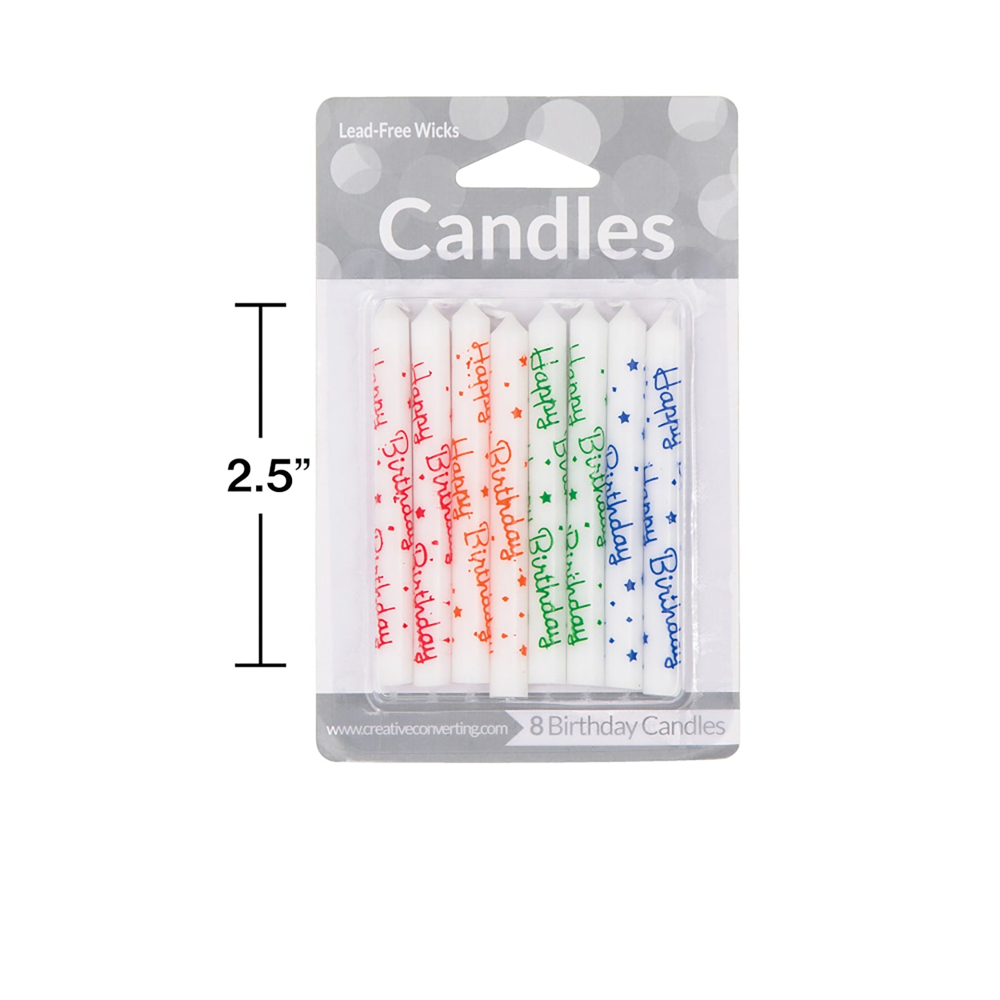 Happy Birthday Candles 48 ct