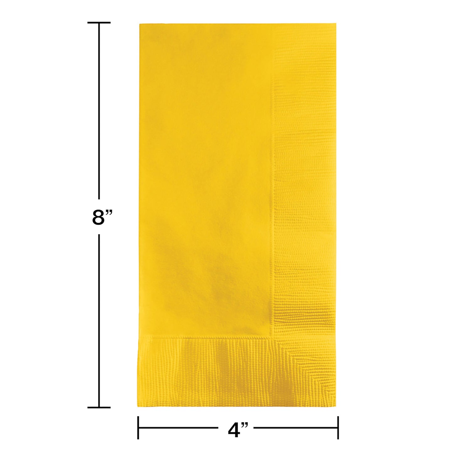 School Bus Yellow 2-Ply Dinner Napkins 600 ct