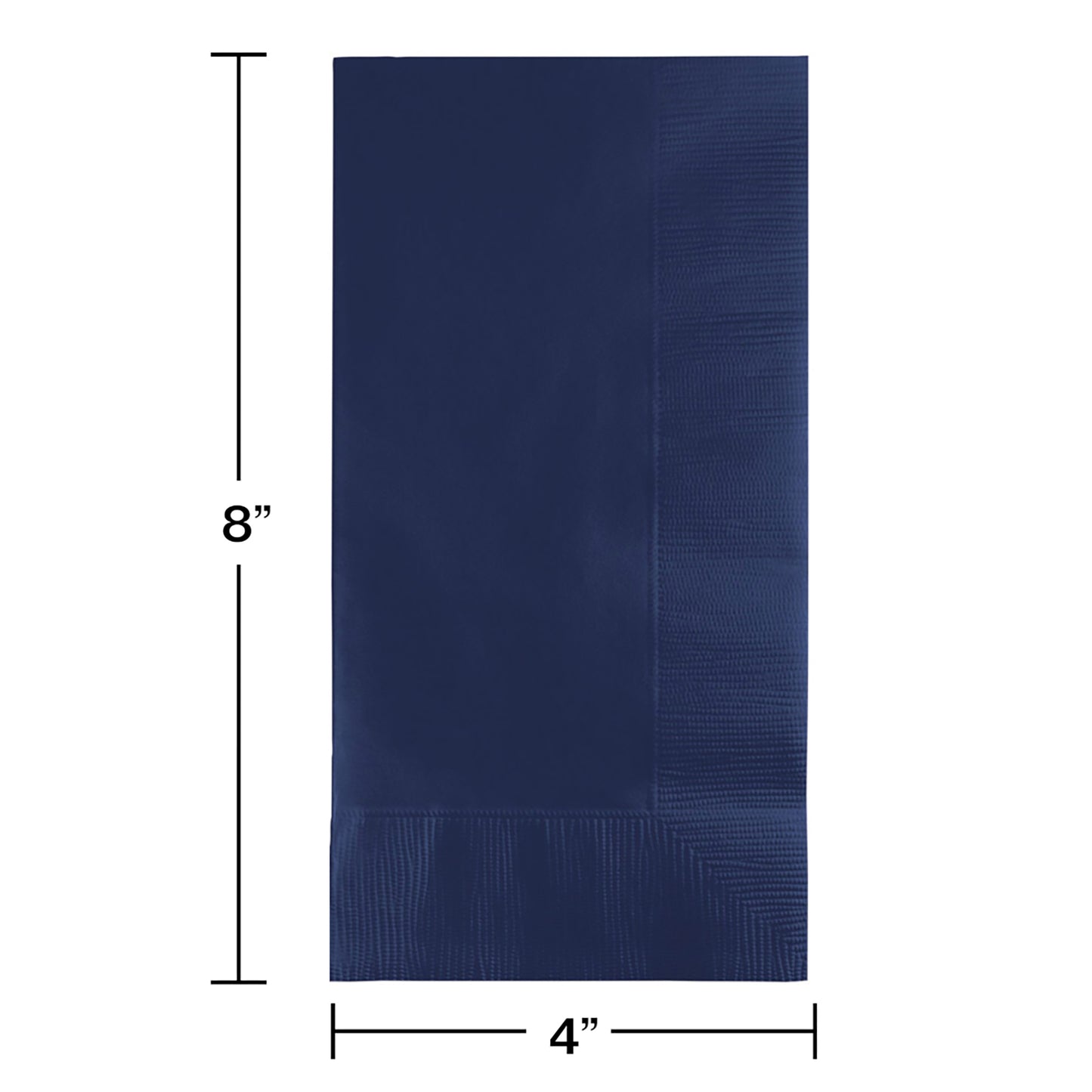 Navy 2-Ply Guest Towels 600 ct