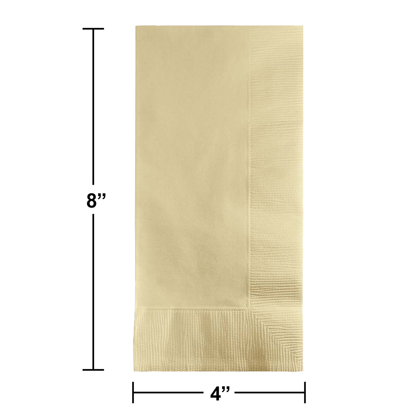 Ivory 2-Ply Dinner Napkins 600 ct