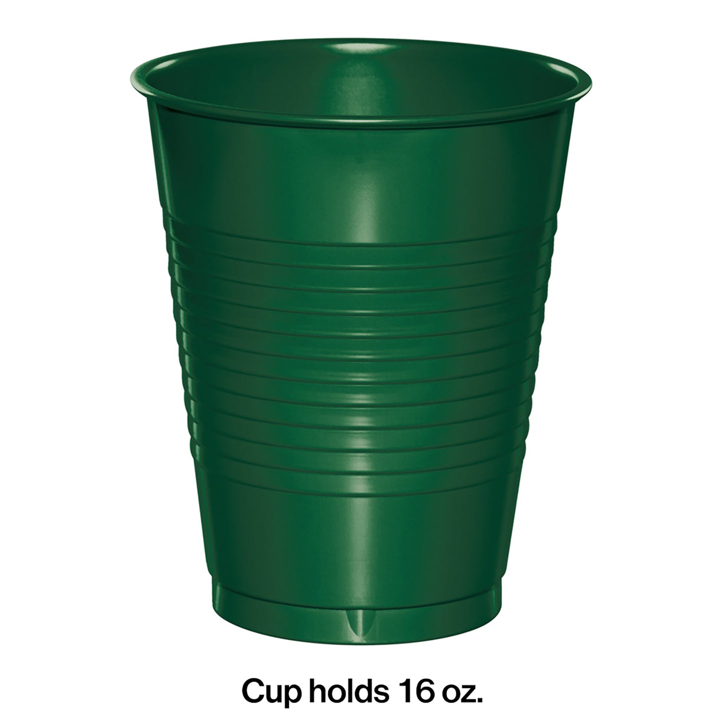 Hunter Green 16 oz Plastic Cups 240 ct