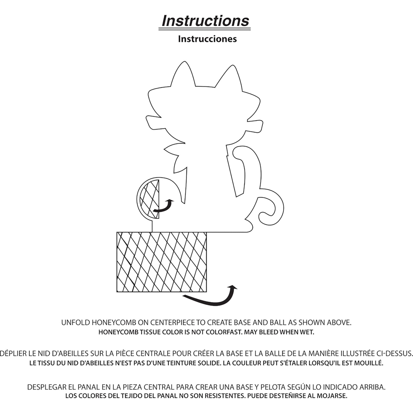 Cat Party Centerpieces 6 ct