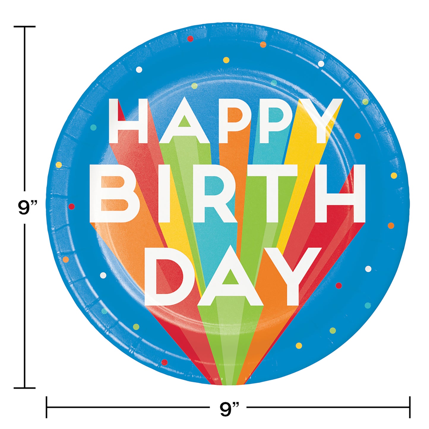 Happy Birthday Bash Dinner Plates 96 ct