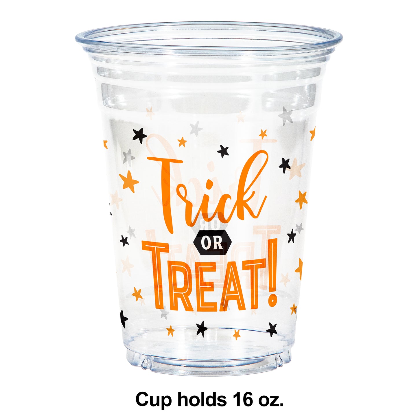 Trick or Treat Halloween Plastic Cups 96 ct