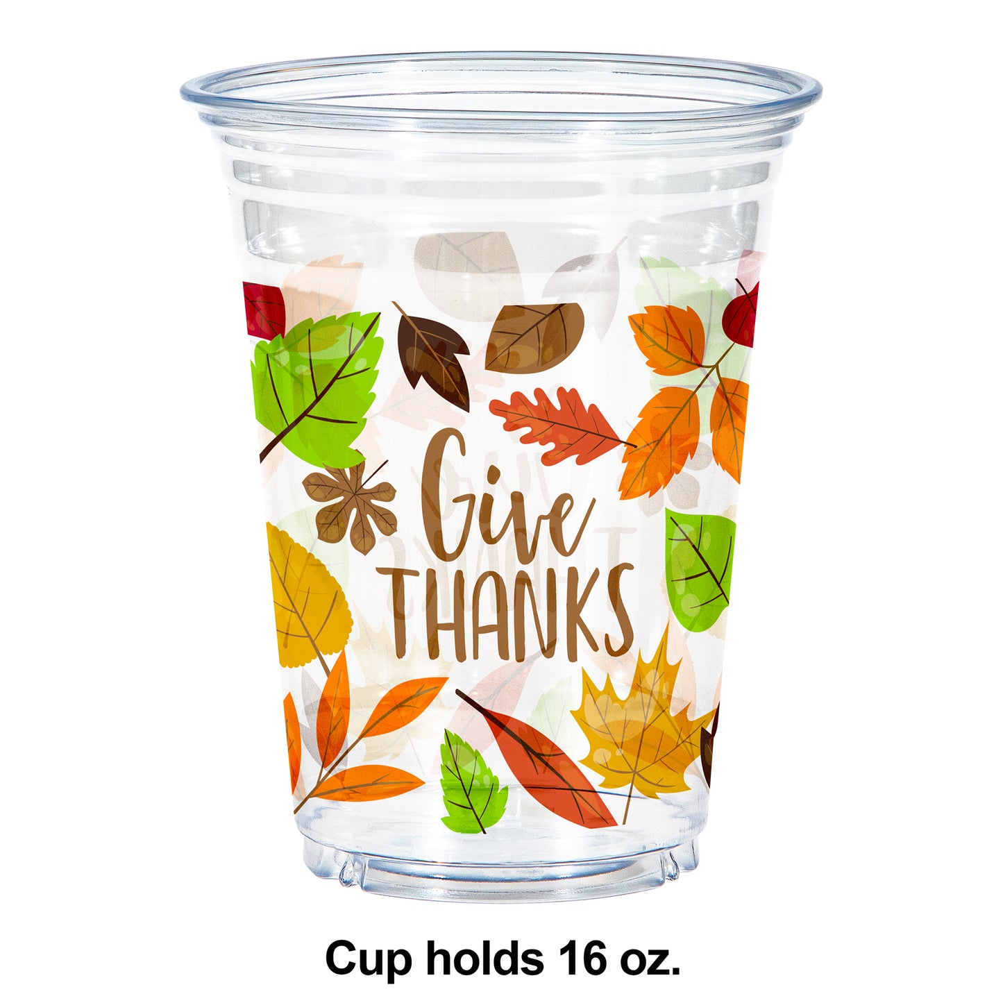 Give Thanks Plastic Cups 96 ct