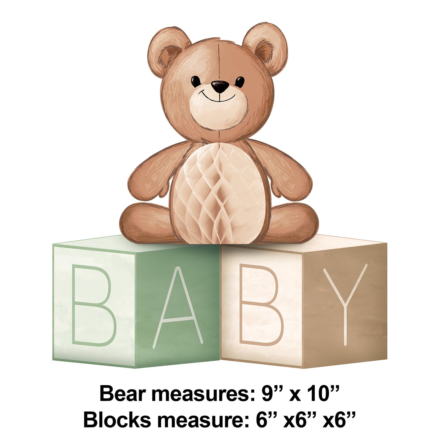 Teddy Bear Centerpieces 6 ct