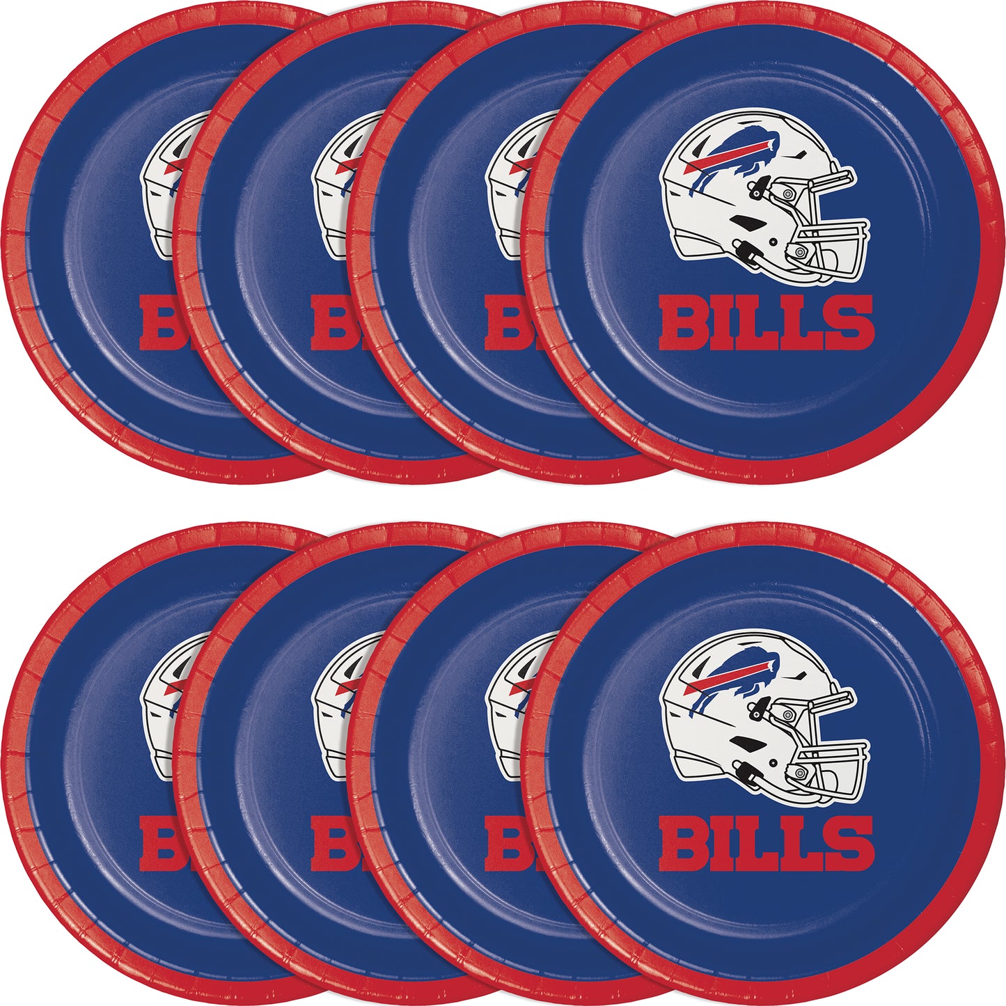 Buffalo Bills Dessert Plates 96 ct