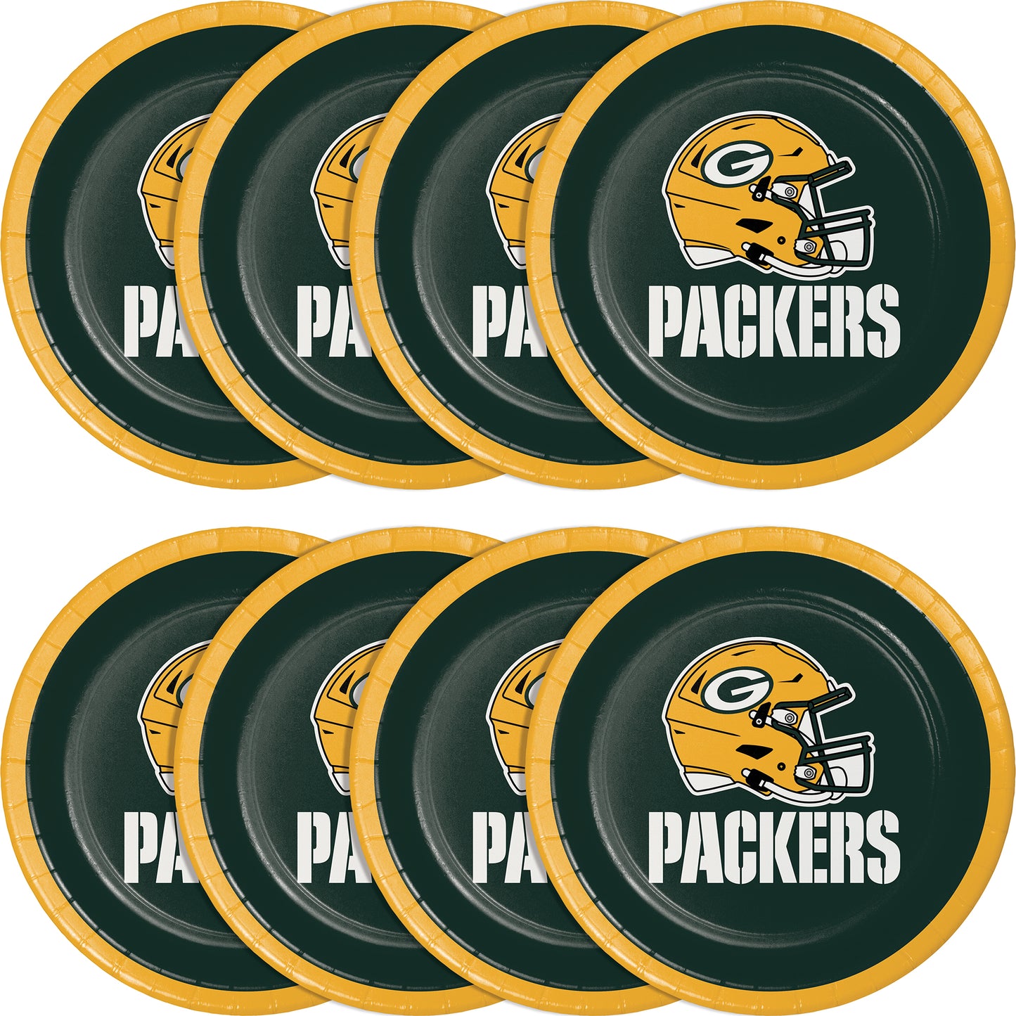 Green Bay Packers Dessert Plates 96 ct
