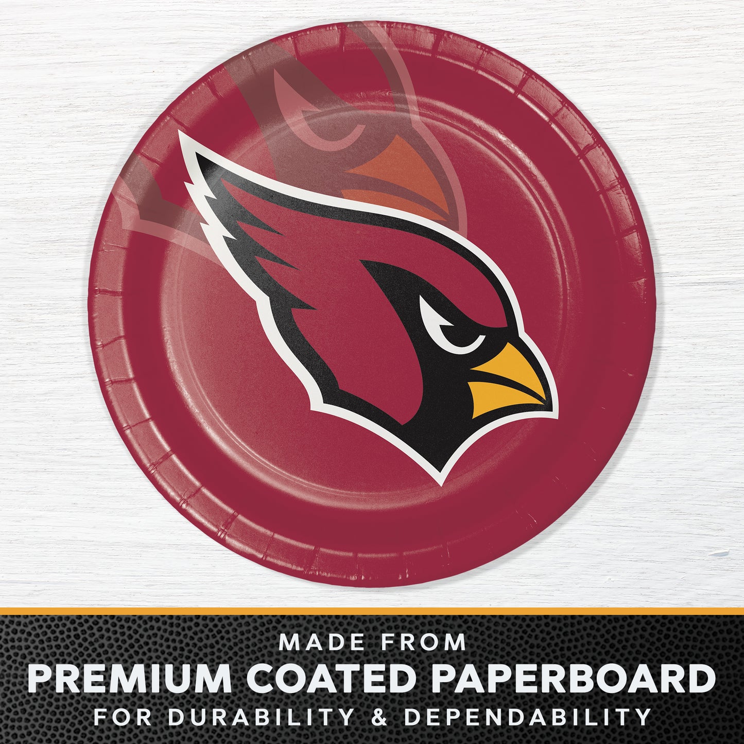 Arizona Cardinals Dinner Plates 96 ct