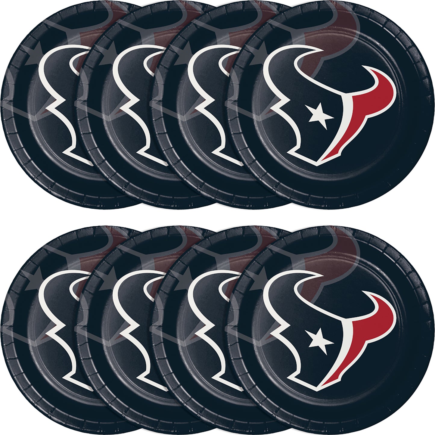 Houston Texans Dinner Plates 96 ct