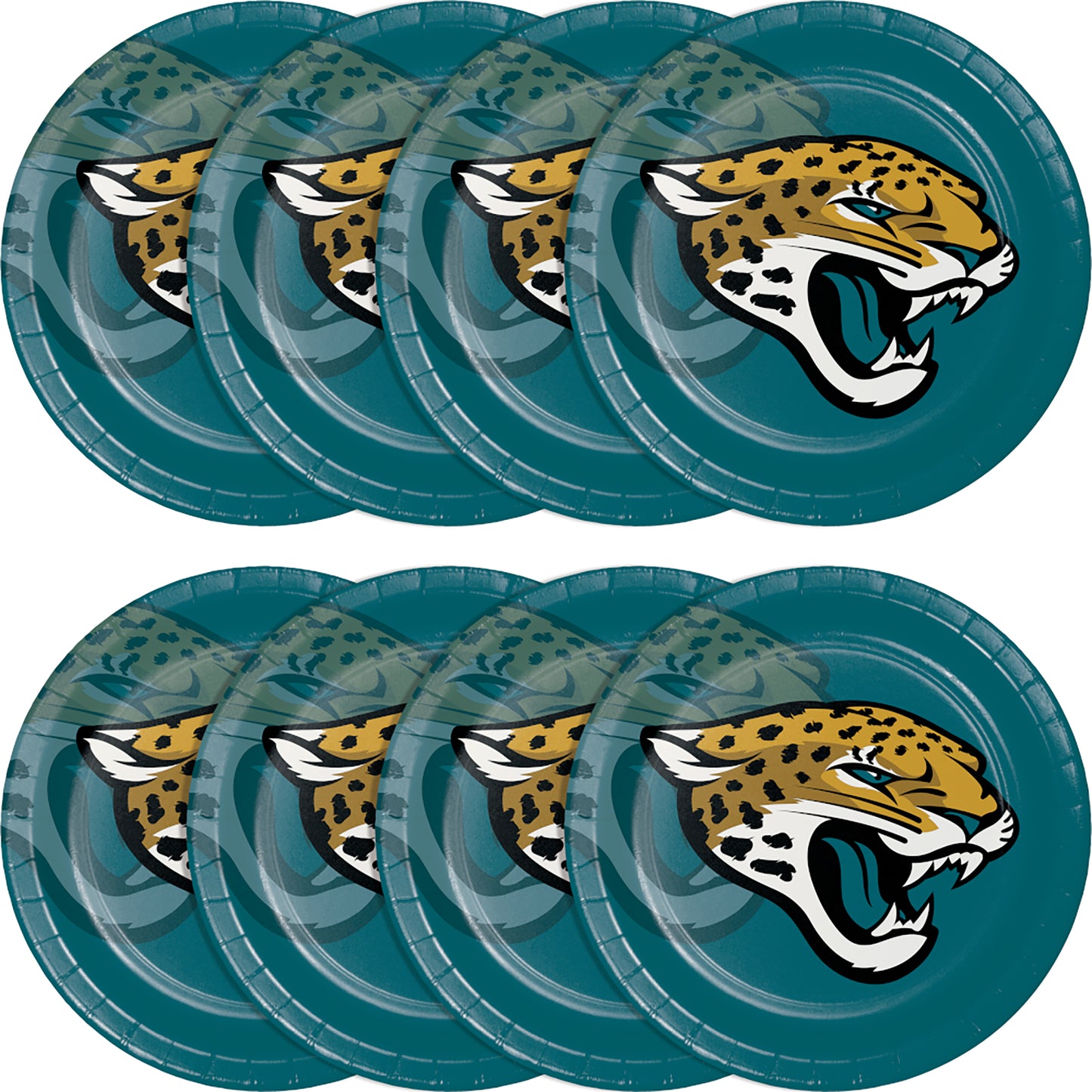 Jacksonville Jaguars Dinner Plates 96 ct