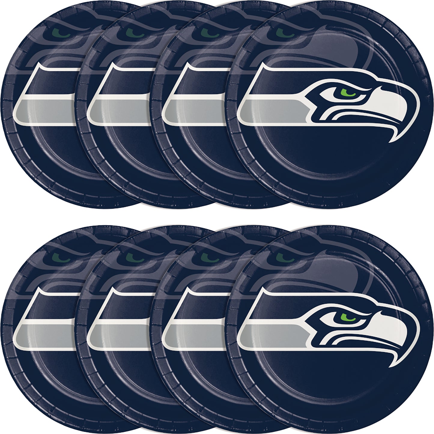 Seattle Seahawks Dinner Plates 96 ct