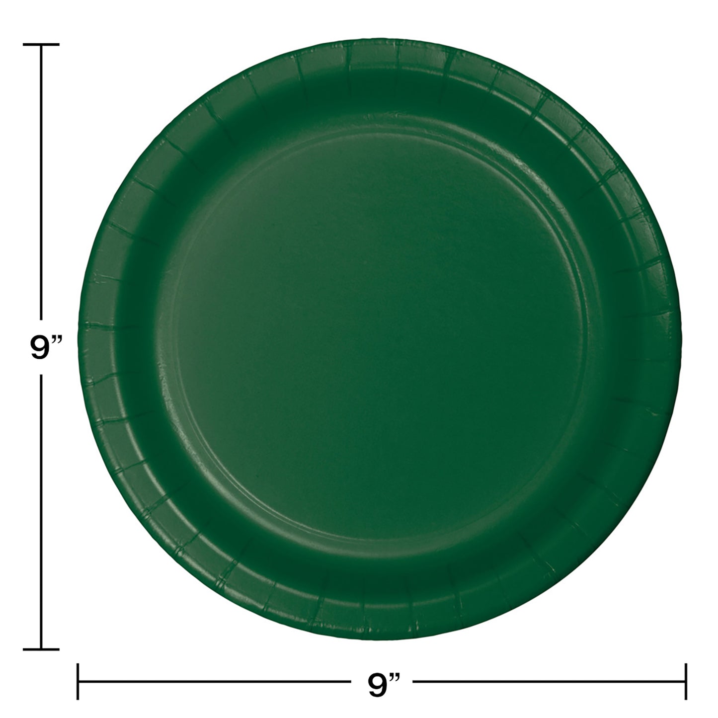 Hunter Green SturdyStyle Dinner Plates 240 ct