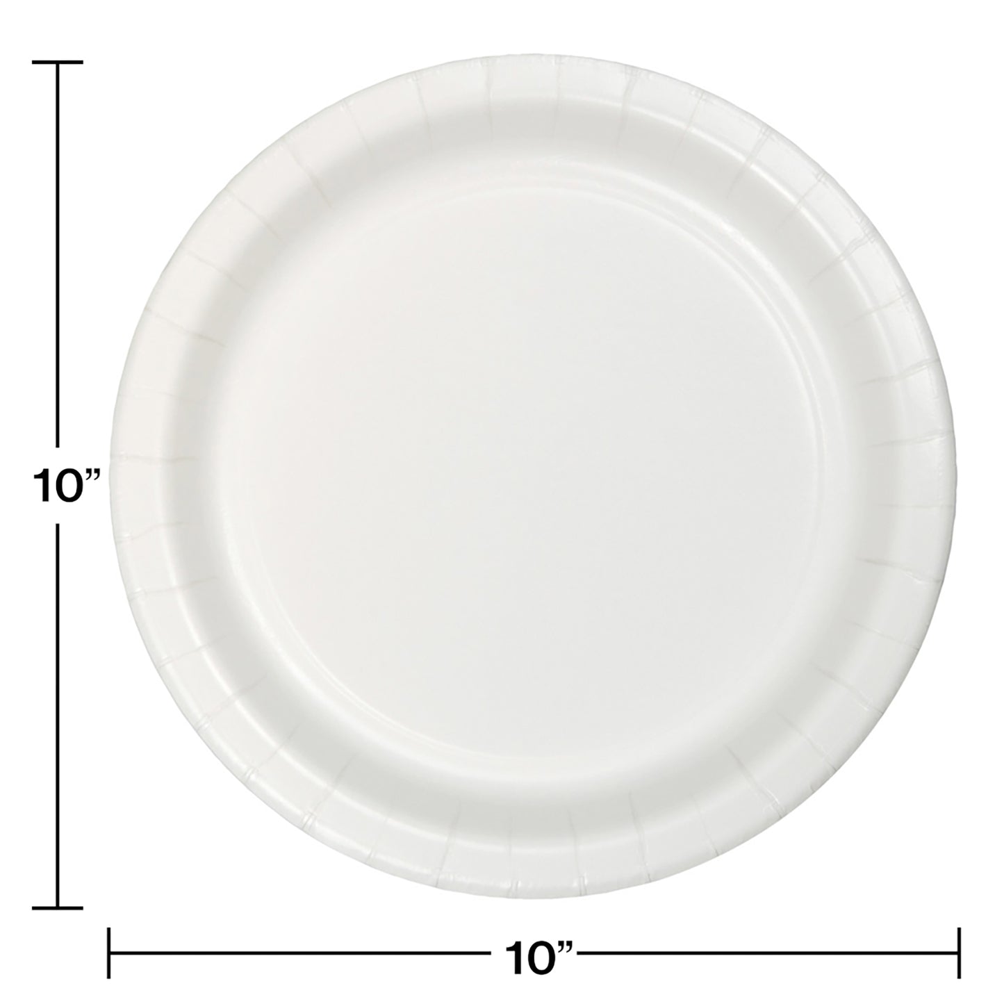 White SturdyStyle Banquet Plates 240 ct