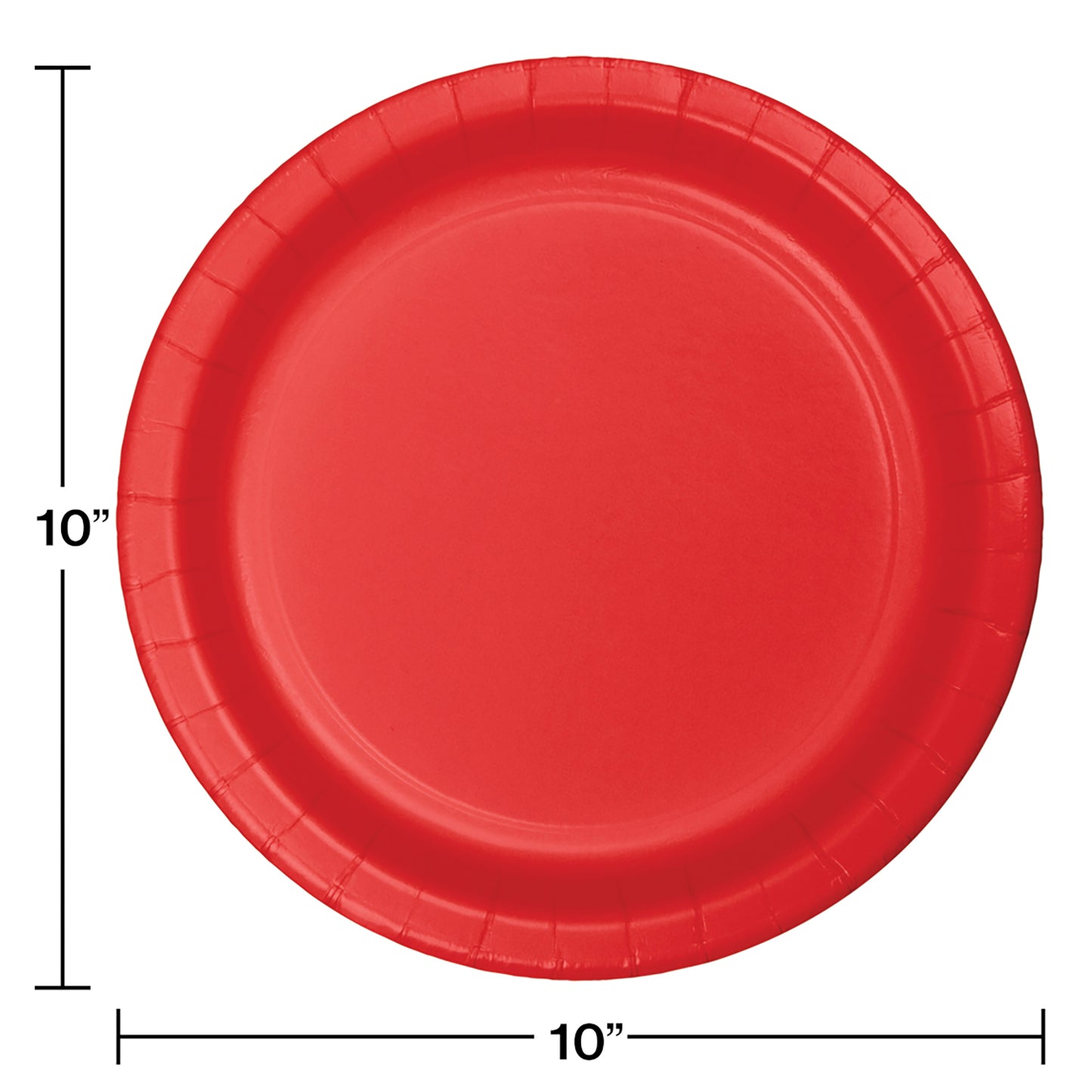 Classic Red SturdyStyle Banquet Plates 240 ct