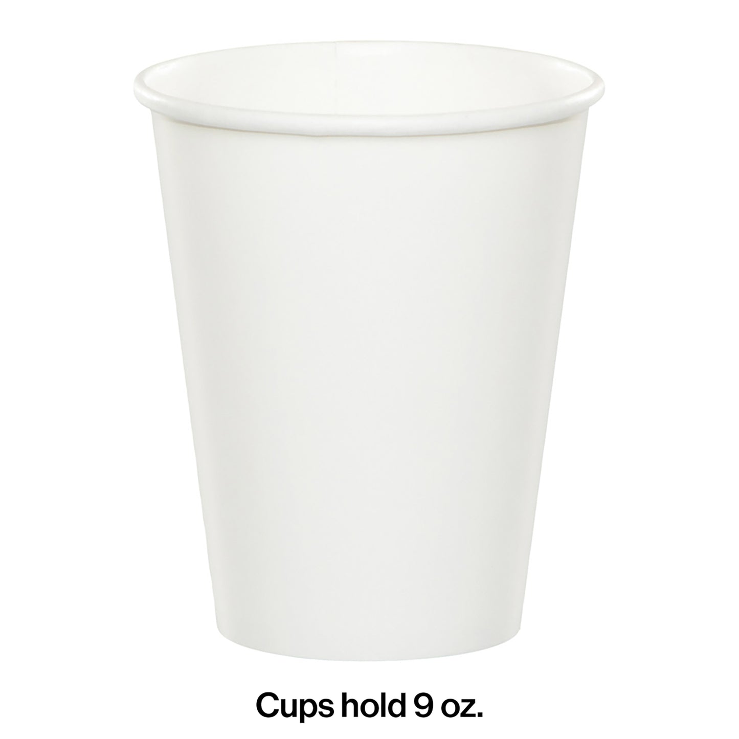 Value Friendly White 9 oz Hot & Cold Cups 96 ct