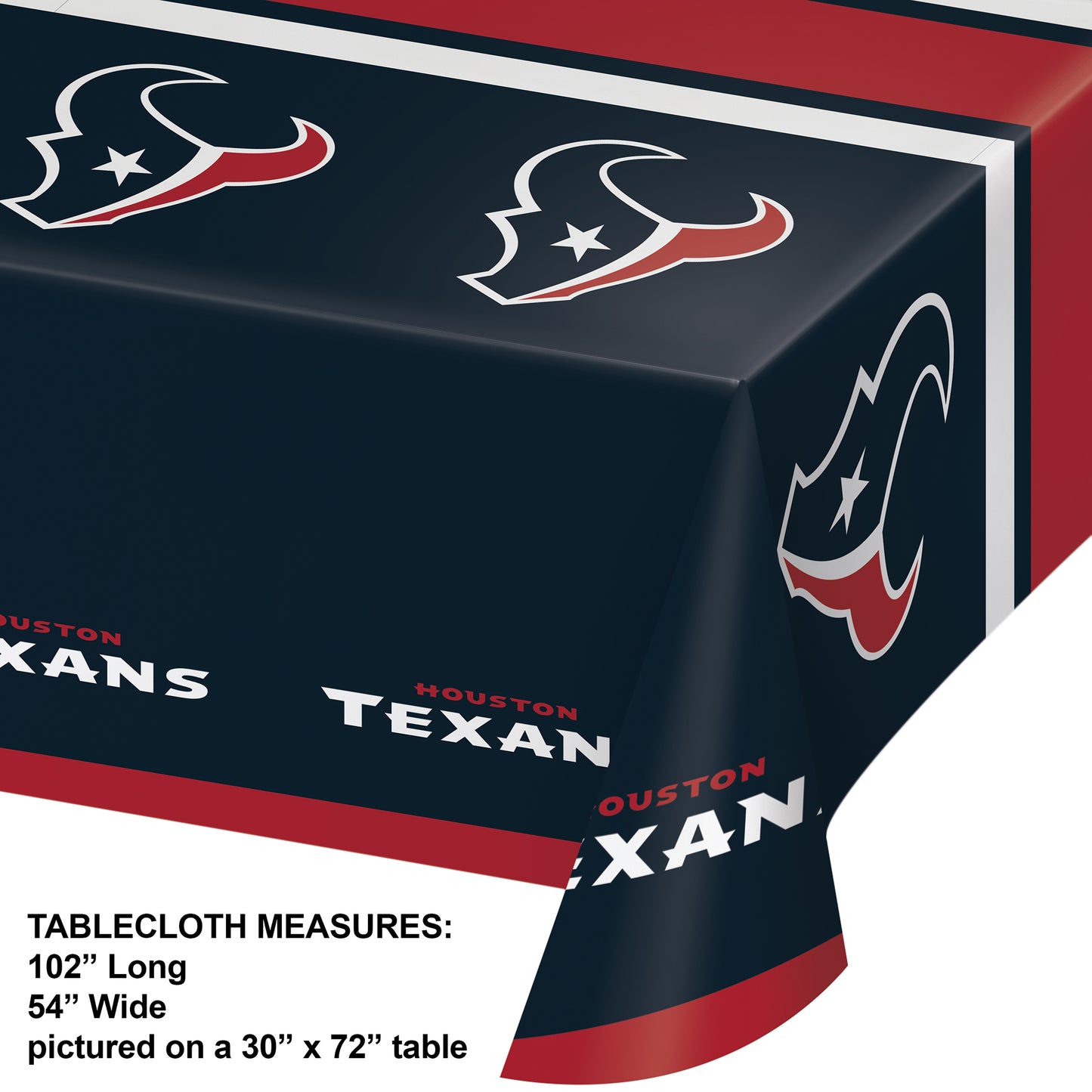 Houston Texans Tablecloths 12 ct