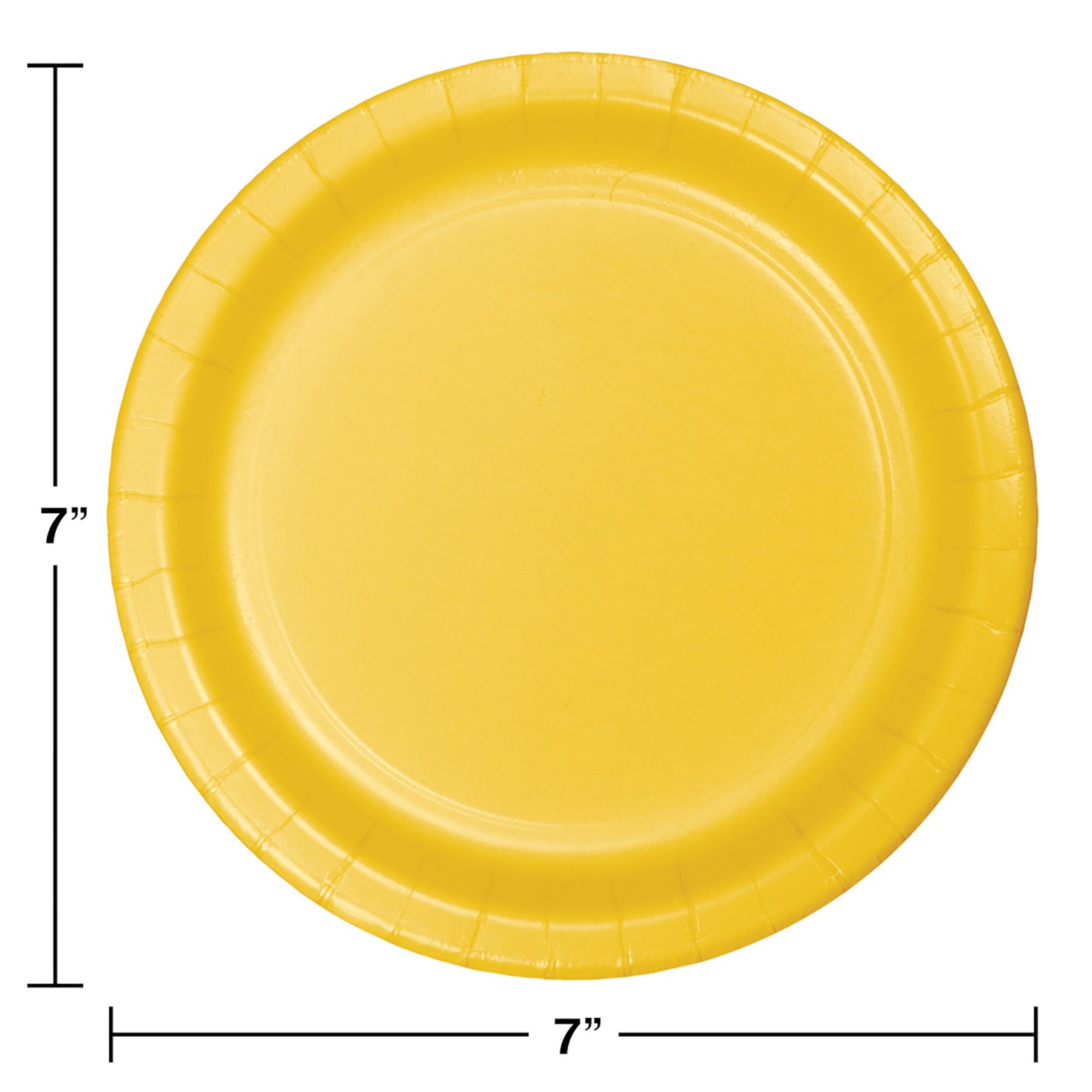 School Bus Yellow Dessert Plates 240 ct