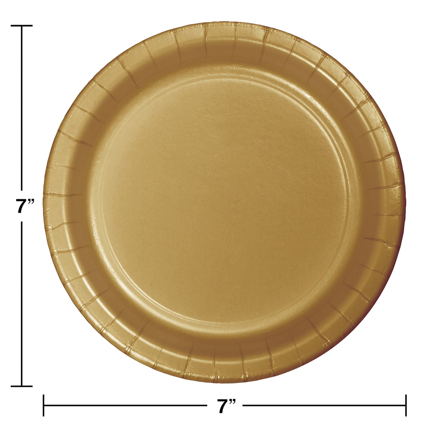 Glittering Gold Dessert Plates 240 ct