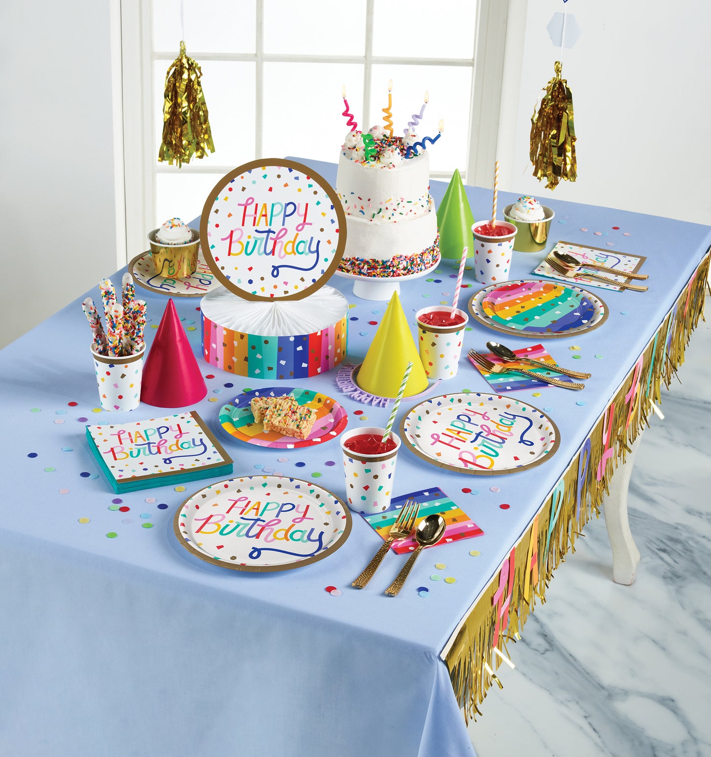 Birthday Confetti Happy Birthday Napkins 192 ct