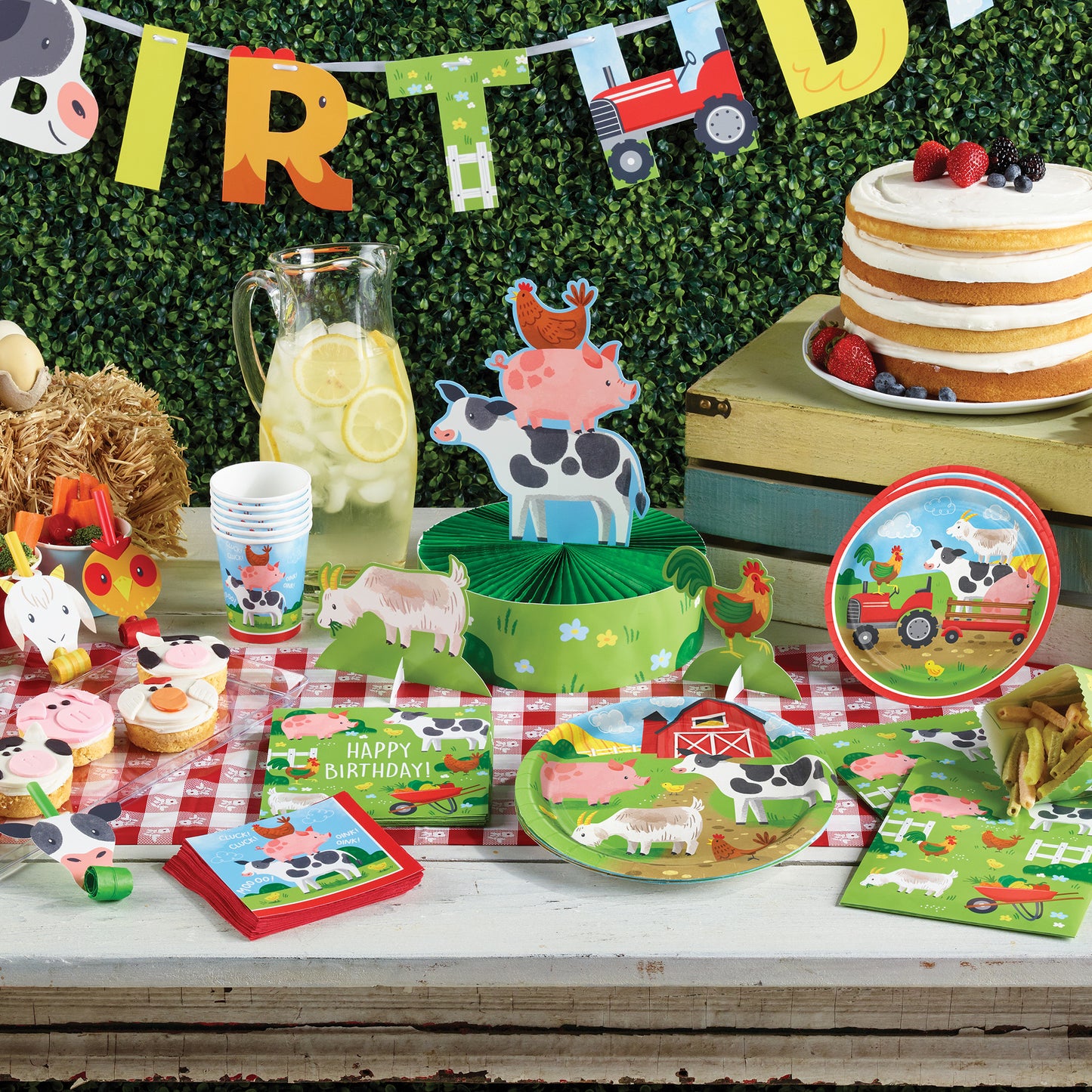 Farm Animals Paper Cups 96 ct