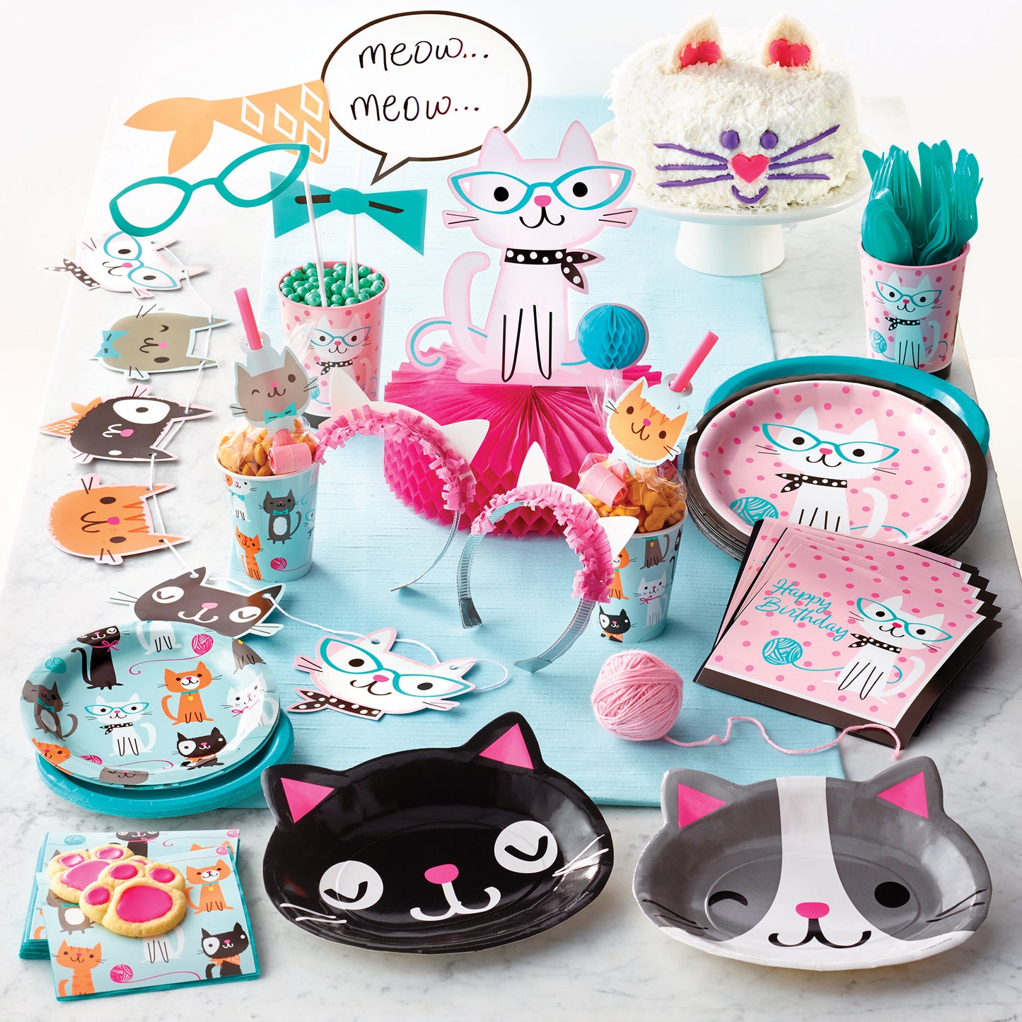 Cat Party 9 oz Cups 96 ct