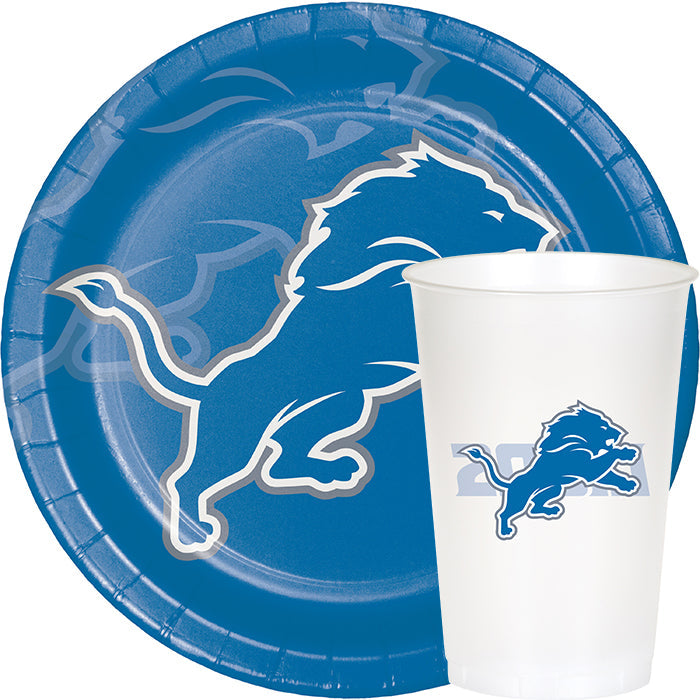 Detroit Lions Plate and Cup