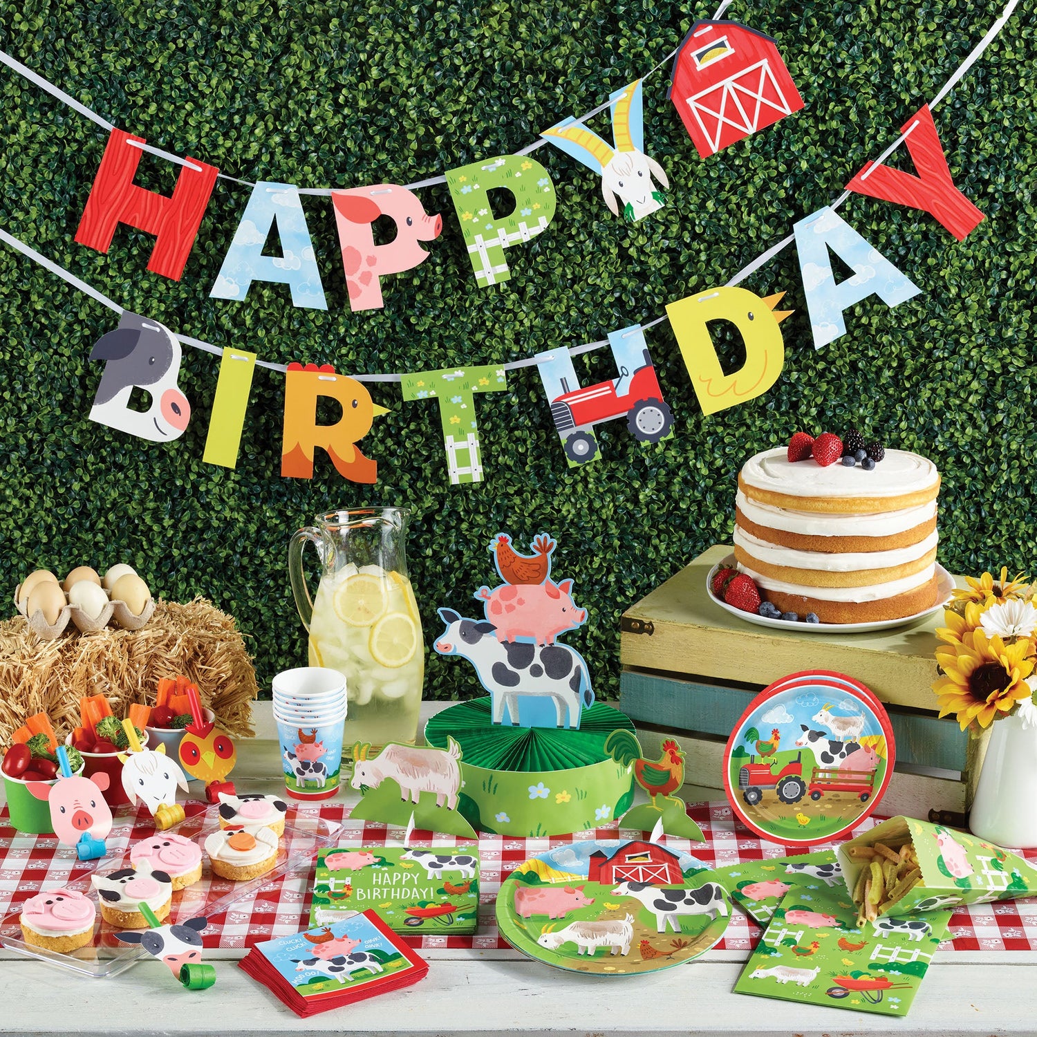 Farm Animals Lifestyle image on a table