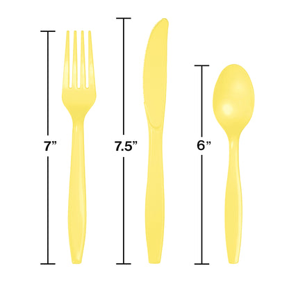 Mimosa Assorted Plastic Cutlery 288 ct