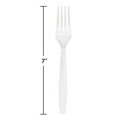 Clear Bulk Plastic Forks 600 ct