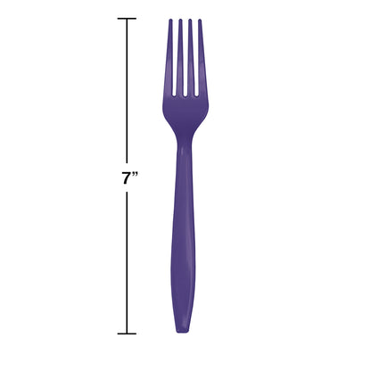 Purple Plastic Forks 288 ct