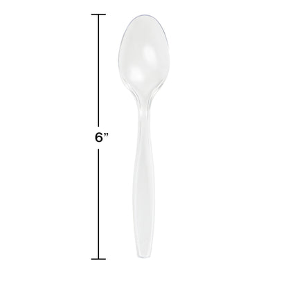 Clear Plastic Spoons 288 ct