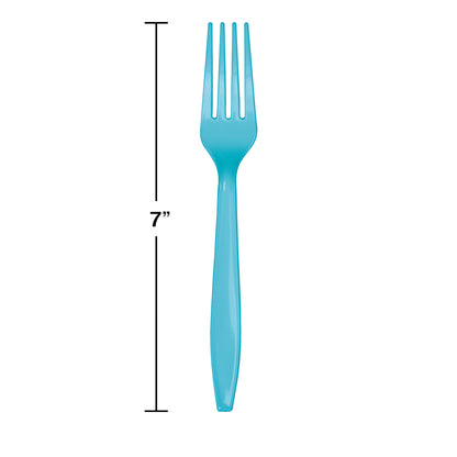 Bermuda Blue Plastic Forks 288 ct