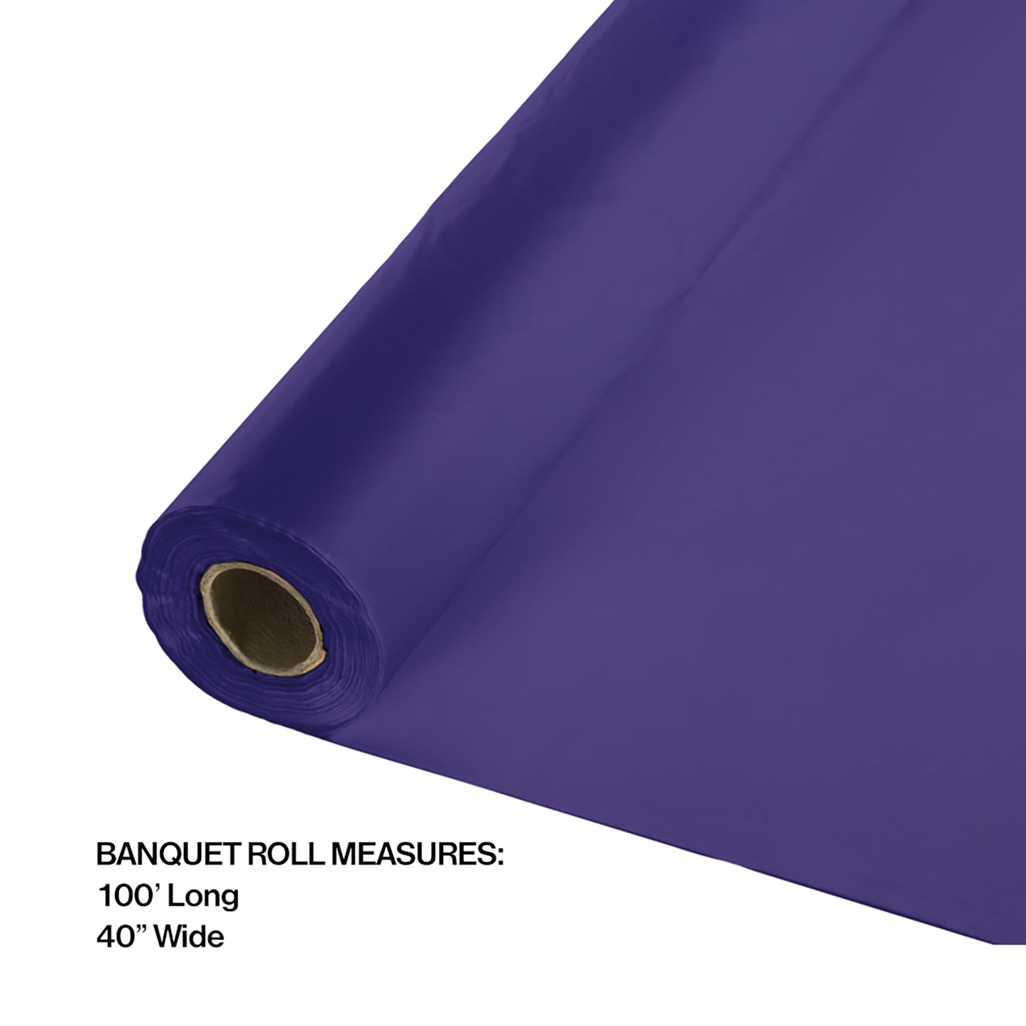 Purple Banquet Table Roll 1 ct