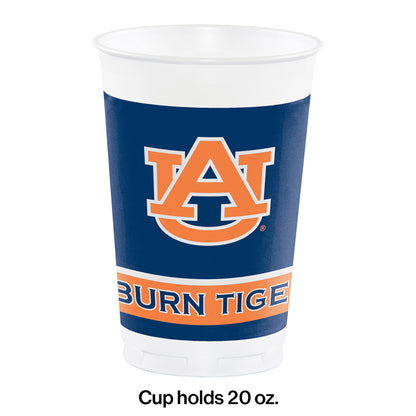 Auburn 20 oz Plastic Cups 96 ct