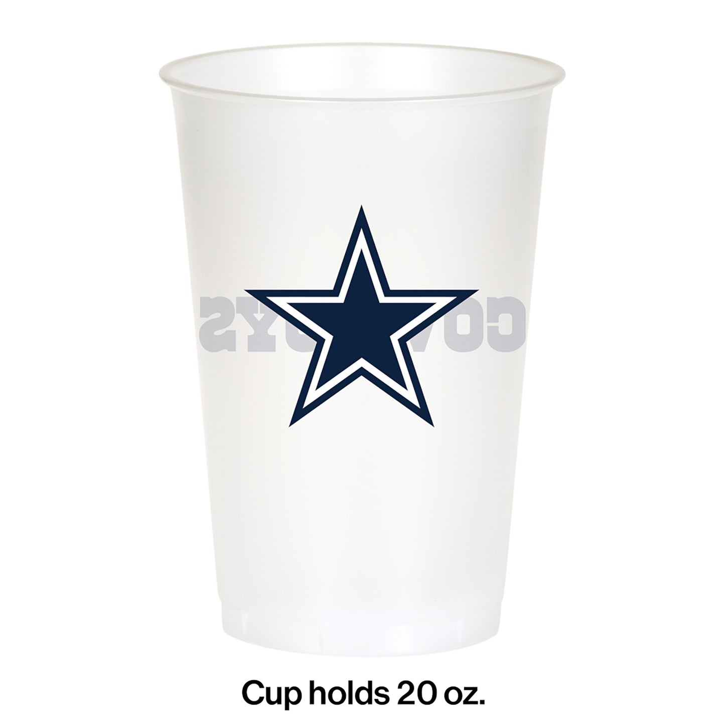 Dallas Cowboys 20 oz Plastic Cups 96 ct