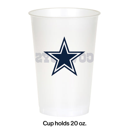 Dallas Cowboys 20 oz Plastic Cups 96 ct