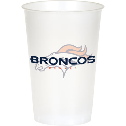 Denver Broncos 20 oz Plastic Cups 96 ct
