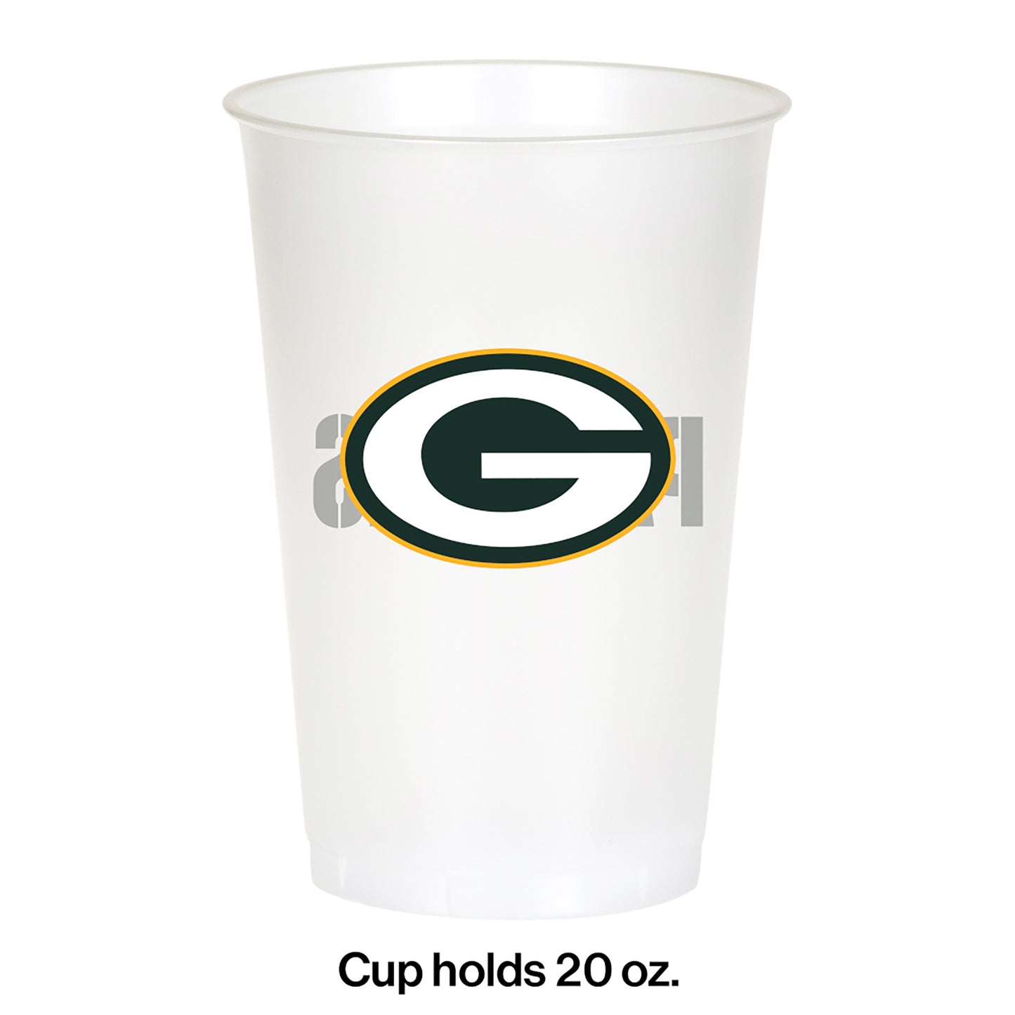 Green Bay Packers 20 oz Plastic Cups 96 ct