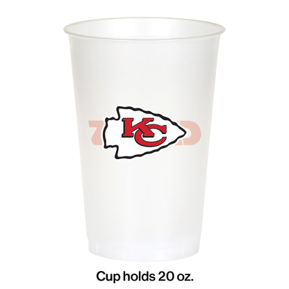 Kansas City Chiefs 20 oz Plastic Cups 96 ct