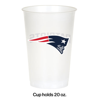 New England Patriots 20 oz Plastic Cups 96 ct