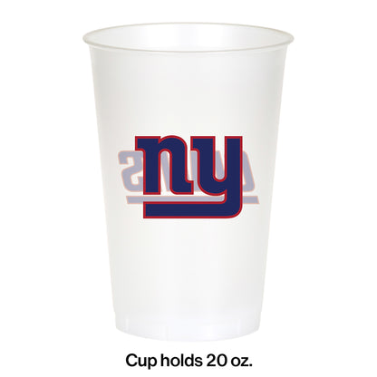 New York Giants 20 oz Plastic Cups 96 ct