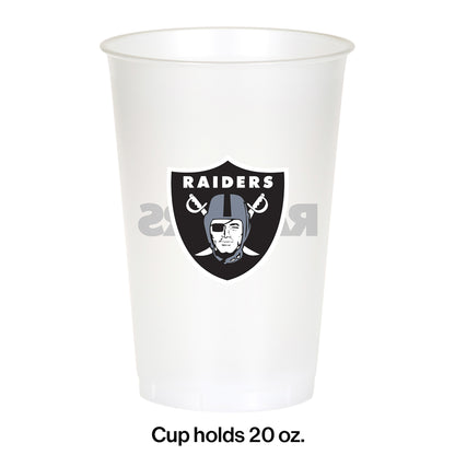 Las Vegas Raiders 20 oz Plastic Cups 96 ct