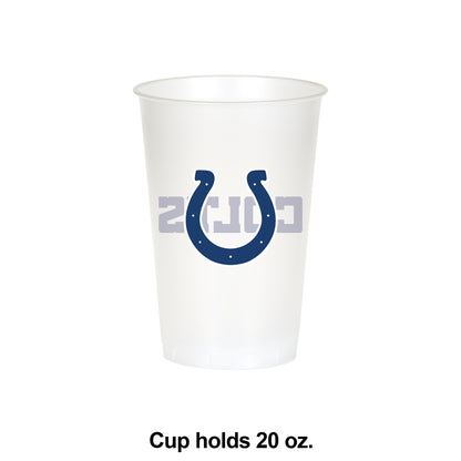 Indianapolis Colts 20 oz Plastic Cups 96 ct